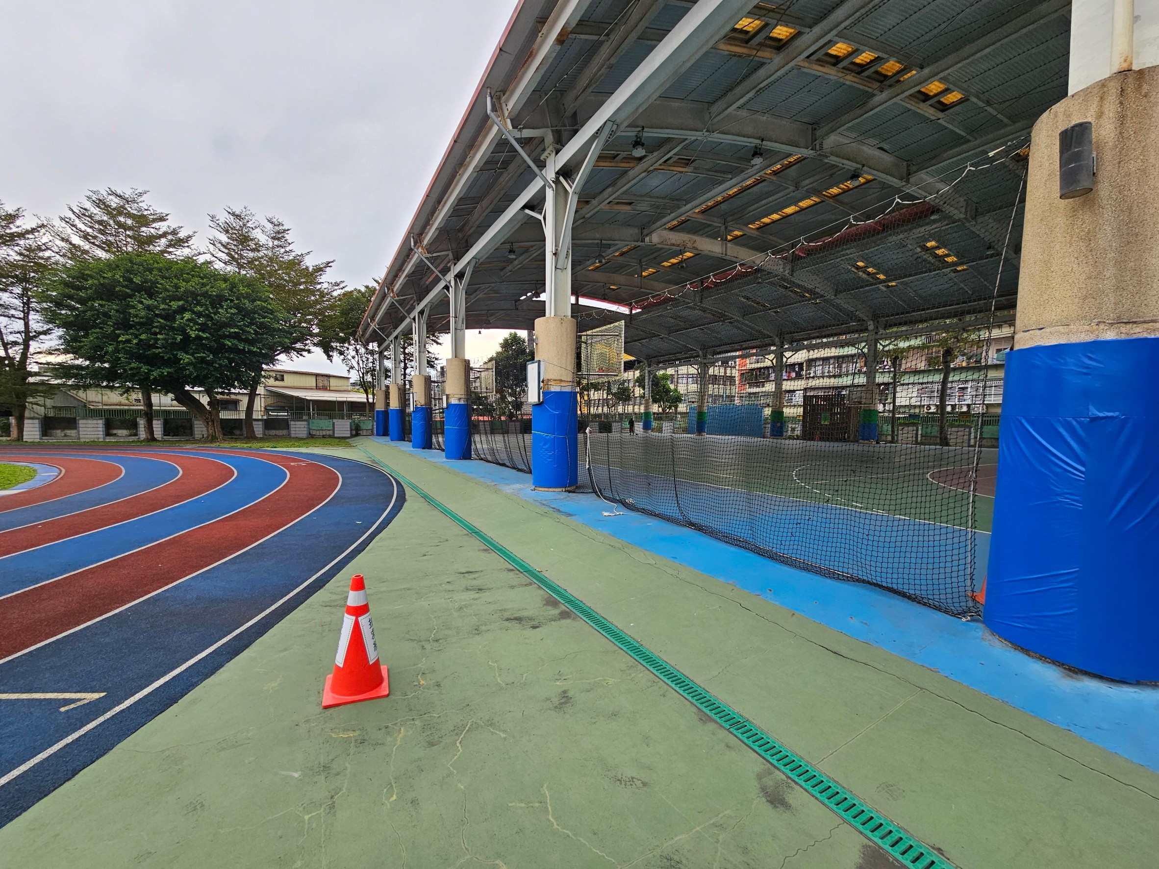 改造後軟墊防護